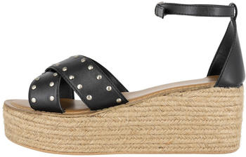 DreiMaster Vintage Keilabsatz Sandal schwarz