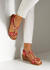 Vivance Dreams Sandalette Keilabsatz und elastischen Riemchen rot