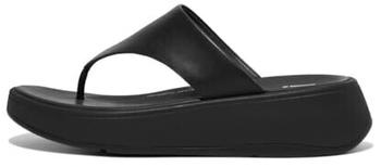 FitWear F-Mode Flatform Leder Zehensteg Sandale schwarz