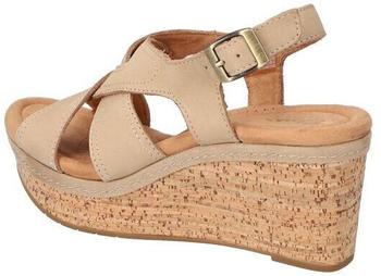 Clarks Keilsandaletten Elleri Rae braun nougat