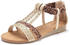 Lascana Sandalette Verzierung und kleinem Keilabsatz beige braun