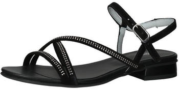 Nero Giardini Sandalen Leder Schaftsandalette schwarz