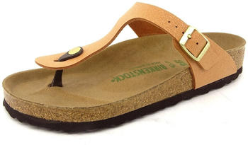 Birkenstock Gizeh Sandalen Zehentrenner Birko-Flor pecan Vegan Normal 1023251