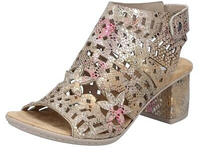 Rieker Sandalette Sommerschuh, Sandale, Blockabsatz, mit modischer Schaftgestaltung