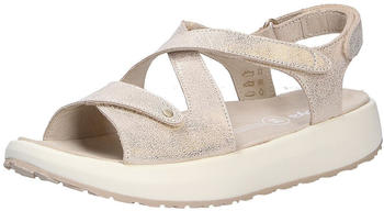 Joya Sandalette goldfarben flacher Absatz Damen