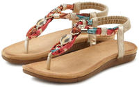 LASCANA Zehentrenner "Sommerschuh, Sandalette, offener Schuh," Sandale mit