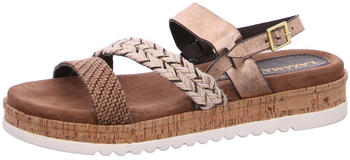 Lazamani Sandalen Leder Textil