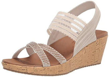Skechers Beverlee-Fancy SIPS Keilsandale natur