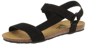 Plakton Mam Benisa Nobuck Sandaletten negro