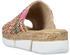 Rieker Pantolette Keilabsatz Sommerschuh bunt