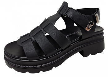 XTI Damen Sandale schwarz