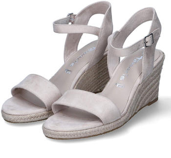 Tamaris Komfort Sandalen Keil creme 1-28300-42
