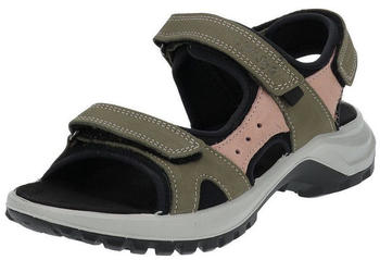 IMAC Nubukleder Wanderschuhe grün beige