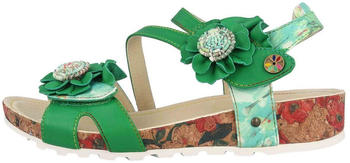 Laura Vita Sandalen Übergrößen BRCYANO 68 Vert große Damenschuhe