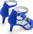 Lascana High-Heel-Sandalette Riemchensandalette blau royalblau