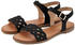 Lascana Sandalette Leder Cut-Outs und weicher Innensohle schwarz