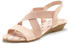 Vivance Dreams Sommerschuh elastischen Riemchen und Keilabsatz rosa