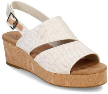 TOMS Shoes Claudine Keilsandale natürliche Garnfarbe