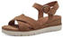 Tamaris Leather Sandals (1-28202-42) braun