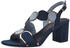 Marco Tozzi Sandaletten Lederoptik blau