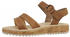 Paul Green Sandalette 6112-015 Glattleder braun