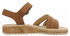 Paul Green Sandalette 6112-015 Glattleder braun
