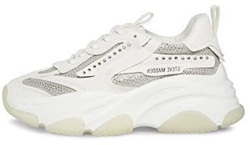 Steve Madden Possession-Schuhe Damen weiße Strasssteine