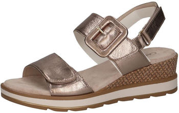 Caprice Sandals (9-28753-42) taupe metallic