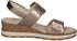 Caprice Sandals (9-28753-42) taupe metallic