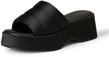 Amazon Essentials Plateau-Schlappensandale schwarz Satin