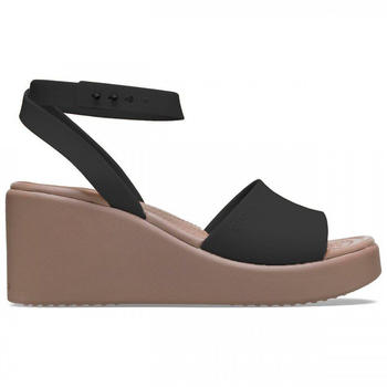 Crocs Brooklyn Ankle Strap Wedge Sandals schwarz Crocs Brooklyn Ankle Strap Wedge Sandals schwarz