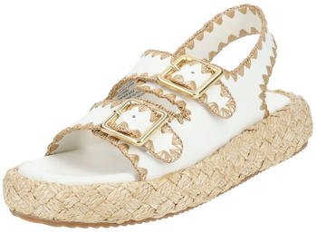 Steve Madden Leder Sandalen weiß