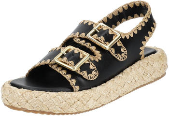 Steve Madden Leder Sandalen schwarz