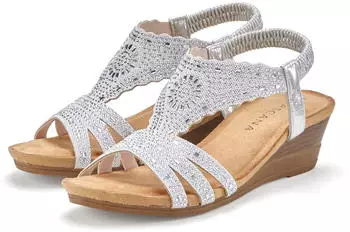 Lascana Sandalette silberfarben 75184022-41 Lascana Sandalette silberfarben 75184022-41