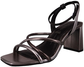 Buffalo Komfort Sandalen 1291559 schwarz black silver Textil synthetik
