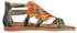 Laura Vita Leder Sandalen multi