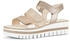 Gabor Keilsandalette beige kombiniert