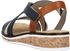 Rieker Damen Sandalen blau