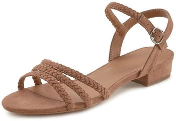 Lascana Sandale geflochtenen Riemchen braun taupe – Lascana Sandale geflochtenen Riemchen braun taupe Eleganz für sommerliche Tage