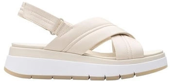 Clarks Tuscan Cross Cremefarbenes Leder