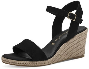 Tamaris Komfort Sandalen Keil 1-28300-42 schwarz