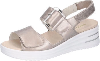 Waldl&auml;ufer Plateau-Sandalen H-Dina beige