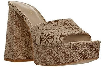 Guess Jadah Sandale Absatz mittelbraun