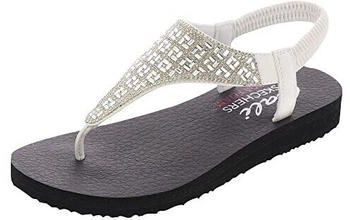 Skechers Meditation-Sweet Rock Flipflop weiss opulenter Garten