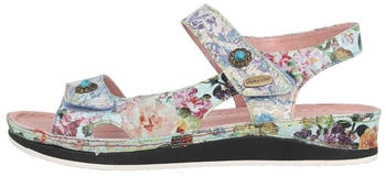Laura Vita Brcuelo 73 blau schwarz Sandale