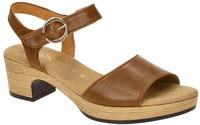 Gabor Sandalette "KRETA", Blockabsatz, Sommerschuh, Sandale mit Zierschnalle, Weite G