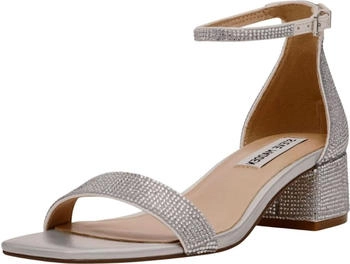 Steve Madden Textil Sandalen Silber