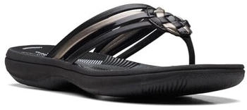Clarks Breeze Coral Flipflop schwarz kombi