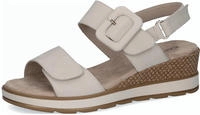 Caprice Leder-Sandaletten in Creme - 37