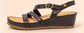 El Naturalista N5855 Picual Ledersandalen schwarz